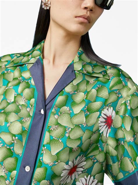 shirt fiori gucci stampati|Gucci Gucci Floral Print Shirt In Multicolor Cotton on SALE .